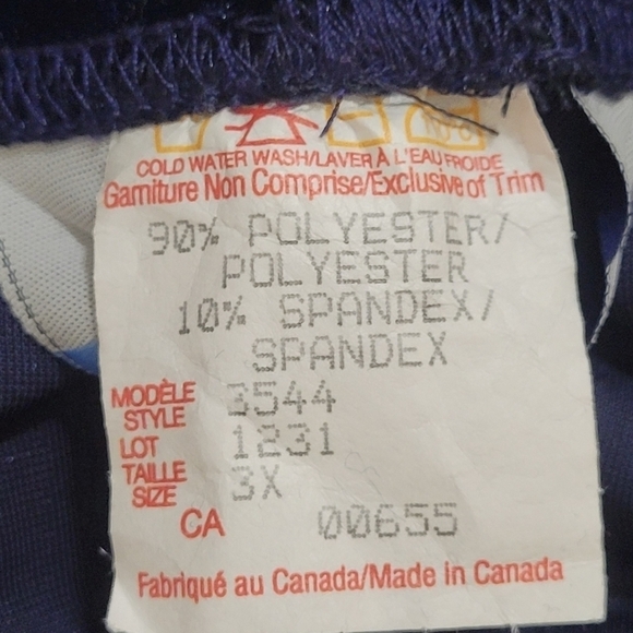 + Blue Velour lounge pants plus size - Picture 4 of 6